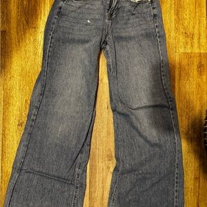 Sincerely Jules Dark Gray Flare Jeans